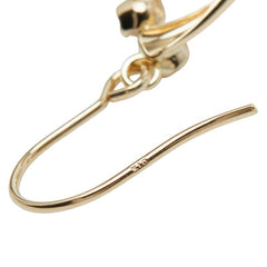 K10YG イエローゴールド キュービックジルコニア ピアス レディース 【中古】