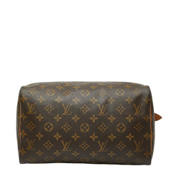 ルイ ヴィトン モノグラム スピーディ30 ハンドバッグ M41526 ブラウン PVC レザー レディース LOUIS VUITTON 【中古】