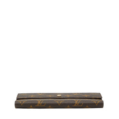 ルイ ヴィトン モノグラム ポルト トレゾール インターナショナル 長財布 M61215 ブラウン PVC レザー レディース LOUIS VUITTON 【中古】