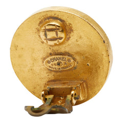 シャネル ココマーク イヤリング ゴールド ブルー メッキ レディース CHANEL 【中古】