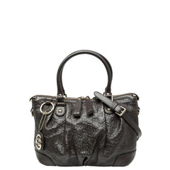 グッチ グッチシマ スーキー ハンドバッグ ショルダーバッグ 2WAY 247902 ブラウン レザー レディース GUCCI 【中古】