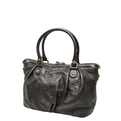 グッチ グッチシマ スーキー ハンドバッグ ショルダーバッグ 2WAY 247902 ブラウン レザー レディース GUCCI 【中古】