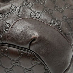 グッチ グッチシマ スーキー ハンドバッグ ショルダーバッグ 2WAY 247902 ブラウン レザー レディース GUCCI 【中古】