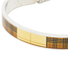 バーバリー ノバチェック ブレスレット シルバー ゴールド SV925 シルバー レディース BURBERRY 【中古】