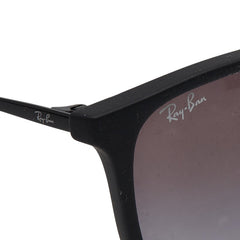 レイバン クリス サングラス グラデーションレンズ RB4187-F ブラック ラバー プラスチック メンズ Ray-Ban 【中古】