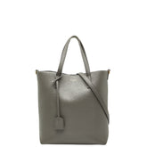 サンローラン トイ ショッピング ハンドバッグ ショルダーバッグ 2WAY 498612 グレー レザー レディース SAINT LAURENT 【中古】