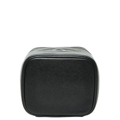 シャネル ココマーク バニティバッグ ハンドバッグ ブラック キャビアスキン レディース CHANEL 【中古】