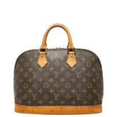 ルイ ヴィトン モノグラム アルマPM ハンドバッグ M51130 ブラウン PVC レザー レディース LOUIS VUITTON 【中古】