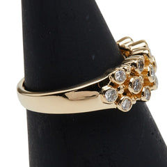 K18YG イエローゴールド ダイヤ0.50ct リング 指輪 レディース 10.5号 【中古】