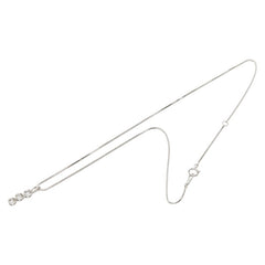 Pt900 プラチナ Pt850 プラチナ ダイヤ0.20ct 田中貴金属 ペンダントネックレス レディース 【中古】