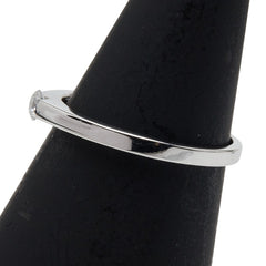 K18WG ホワイトゴールド ダイヤ0.10ct 1P リング 指輪 レディース 11号 【中古】