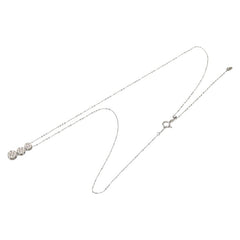 Pt950 プラチナ Pt850 プラチナ ダイヤ0.30ct ネックレス レディース 【中古】