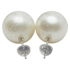 Pt900 プラチナ 白蝶真珠12.0~12.1mm ピアス レディース 【中古】