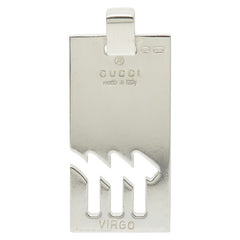 グッチ SV925 シルバー VIRGO おとめ座 ペンダントトップ レディース GUCCI 【中古】