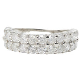 Pt900 プラチナ ダイヤ2.00ct リング 指輪 レディース 13号 【中古】