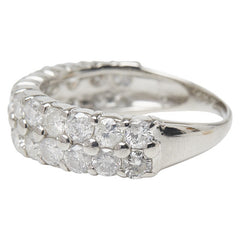 Pt900 プラチナ ダイヤ2.00ct リング 指輪 レディース 13号 【中古】
