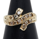 K18YG イエローゴールド ダイヤ0.60ct リング 指輪 レディース 11.5号 【中古】