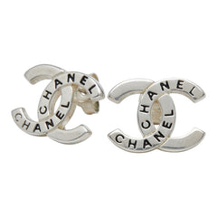 シャネル ココマーク ロゴ ピアス シルバー メタル レディース CHANEL 【中古】