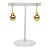 シャネル ロゴ ボール モチーフ ピアス ゴールド メッキ レディース CHANEL 【中古】