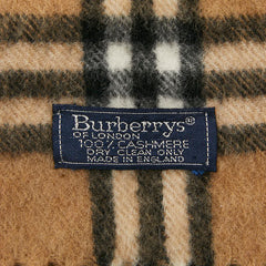 バーバリー ノバチェック マフラー ブラウン マルチカラー カシミヤ レディース BURBERRY 【中古】