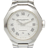 ボーム&メルシェ 腕時計 65623 自動巻き シルバー文字盤 ステンレススチール レディース Baume & Mercier 【中古】