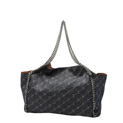 ステラマッカートニー ファラベラ チェーン トートバッグ ショルダーバッグ インディゴブルー デニム レディース Stella McCartney 【中古】