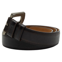 プラダ ベルト サイズ:85 34 ブラウン レザー メンズ PRADA 【中古】