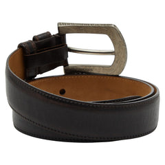 プラダ ベルト サイズ:85 34 ブラウン レザー メンズ PRADA 【中古】