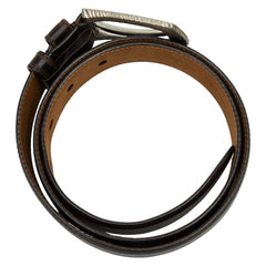 プラダ ベルト サイズ:85 34 ブラウン レザー メンズ PRADA 【中古】