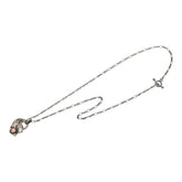 ジョージジェンセン 1999 イヤー ネックレス シルバー ピンク SV925 シルバー ローズクォーツ レディース Georg Jensen 【中古】