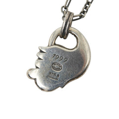 ジョージジェンセン 1999 イヤー ネックレス シルバー ピンク SV925 シルバー ローズクォーツ レディース Georg Jensen 【中古】