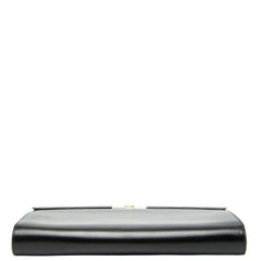 ディオール チェーン ショルダーバッグ ブラック レザー レディース Dior 【中古】