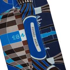 エルメス ツイリー LES FOLIES DU CIEL 大空の狂気 スカーフ ブルー マルチカラー レディース HERMES 【中古】