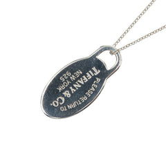 ティファニー リターン トゥ ティファニー オーバルタグ ネックレス SV925 シルバー レディース TIFFANY&Co. 【中古】