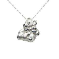 ティファニー テディベア クマ ネックレス SV925 シルバー レディース TIFFANY&Co. 【中古】