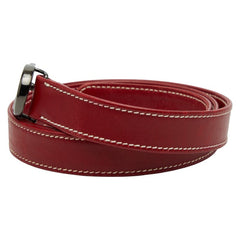 グッチ ベルト サイズ:70 28 レッド レザー レディース GUCCI 【中古】