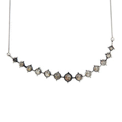 Pt900 プラチナ Pt850 プラチナ ダイヤ1.00ct ネックレス レディース 【中古】