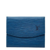 ルイ ヴィトン エピ ポルトモネ サーンプル コインケース 小銭入れ M63415 トレドブルー レザー レディース LOUIS VUITTON 【中古】