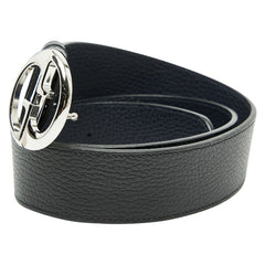 グッチ ベルト 85/34 449715 ブラック レザー メンズ GUCCI 【中古】