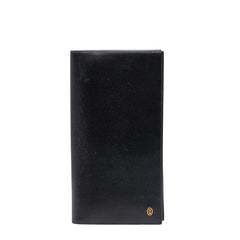 カルティエ パシャライン 長財布 ブラック レザー レディース CARTIER 【中古】