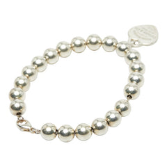 ティファニー リターン トゥ ティファニー ハートタグ ブレスレット ボールチェーン SV925 シルバー レディース TIFFANY&Co. 【中古】