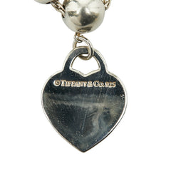 ティファニー リターン トゥ ティファニー ハートタグ ブレスレット ボールチェーン SV925 シルバー レディース TIFFANY&Co. 【中古】