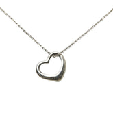 ティファニー オープンハート ネックレス SV925 シルバー レディース TIFFANY&Co. 【中古】