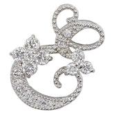 K18WG ホワイトゴールド ダイヤ0.18ct ペンダントトップ レディース 【中古】