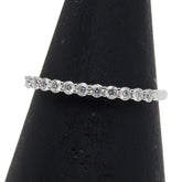 テイクアップ K10WG ホワイトゴールド キュービックジルコニア リング 指輪 レディース TAKE-UP 11号 【中古】