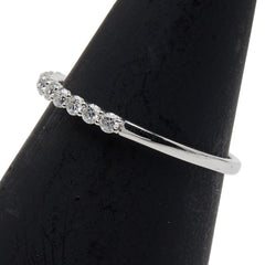 テイクアップ K10WG ホワイトゴールド キュービックジルコニア リング 指輪 レディース TAKE-UP 11号 【中古】