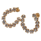 テイクアップ K10PG ピンクゴールド キュービックジルコニア ピアス レディース TAKE-UP 【中古】