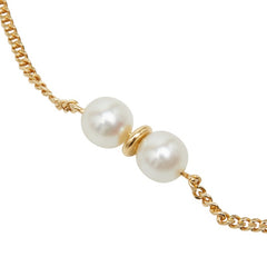 K18YG イエローゴールド パール4.5~5mm パール ブレスレット レディース 【中古】