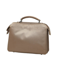 フェンディ ピーカブー アイシーユー ミニ ハンドバッグ ショルダーバッグ 2WAY 7VA530 ブラウン ナイロン レディース FENDI 【中古】