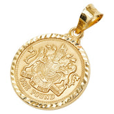 K18YG イエローゴールド 金貨モチーフ ペンダントトップ レディース 【中古】
